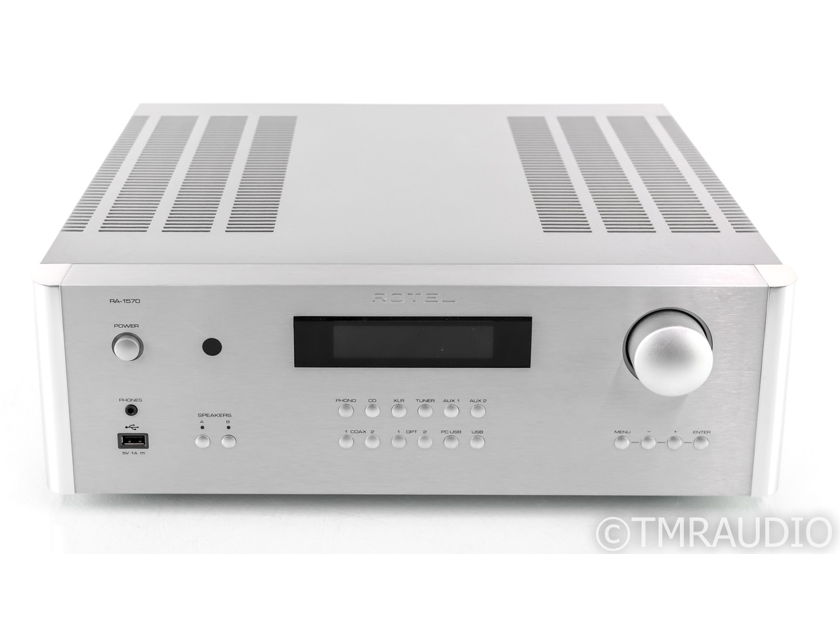 Rotel RA-1570 Stereo Integrated Amplifier; Silver; Remote; AS-IS (Relay Issues) (29481)
