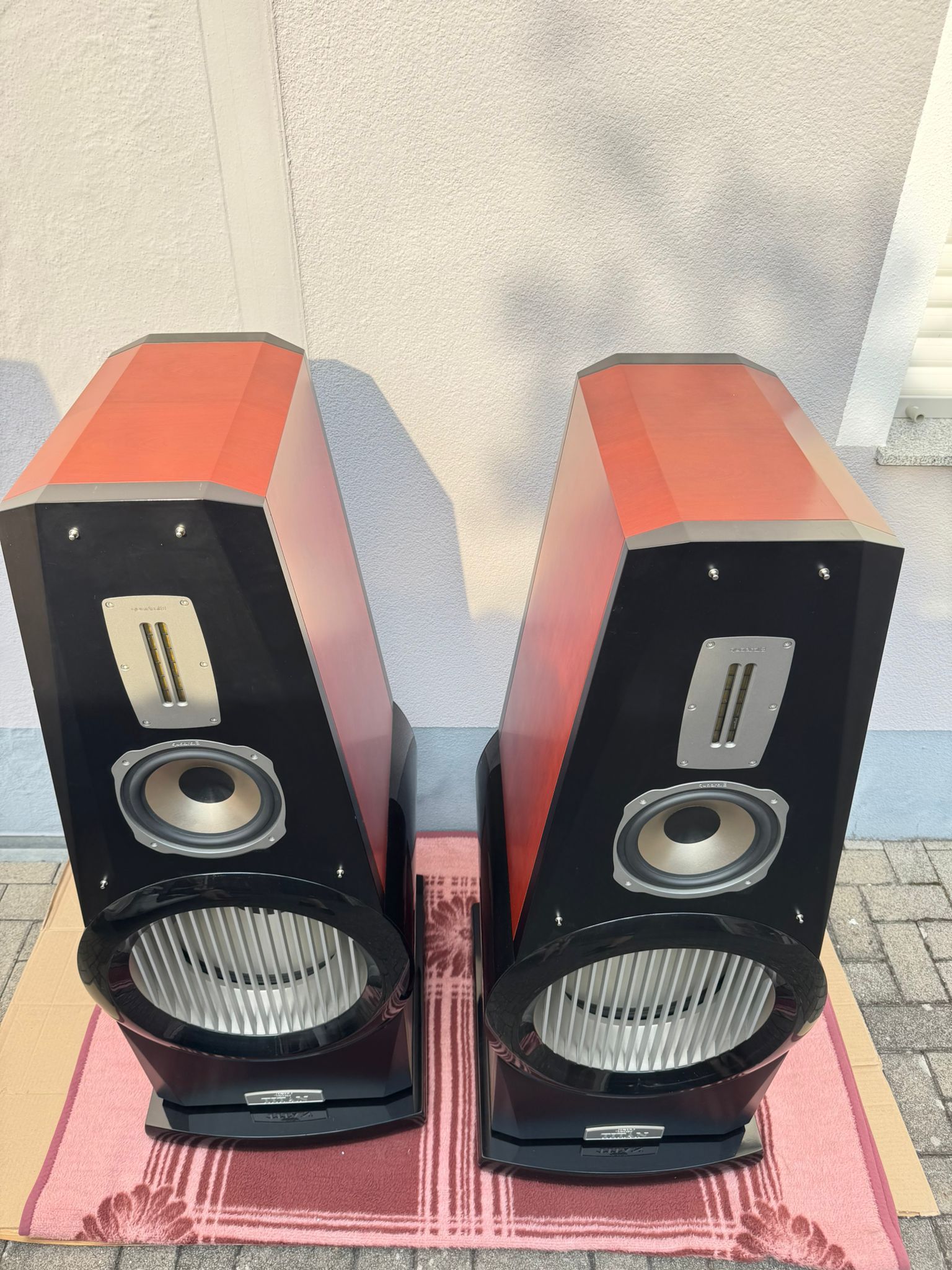 Quadral Aurum Titan 7 speakers in cherry