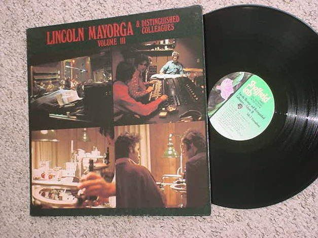 Sheffield Lab Lincoln Mayorga LP Record - & DISTINGUISH...