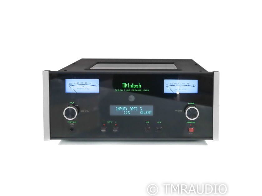 McIntosh C2600 Stereo Tube Preamplifier; MM & MC Phono (62909)
