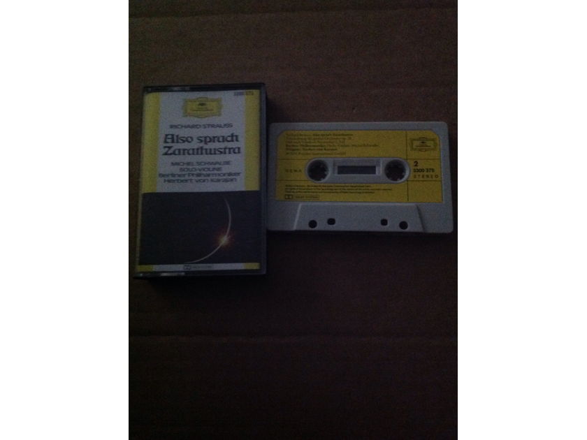 Herbert Von Karajan - Strauss Also Sprach Zarathrathustra DGG Pre Recorded Cassette