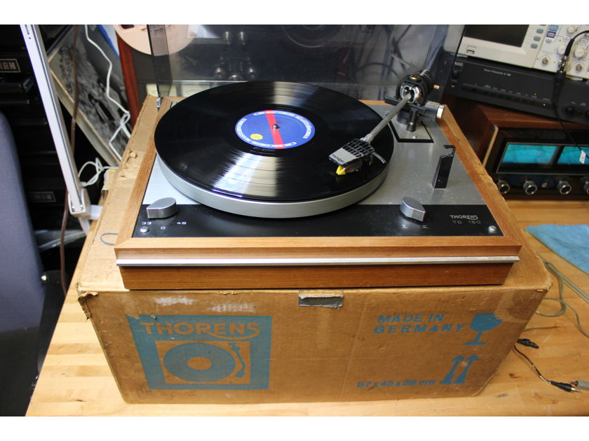 Thorens TD160 with Dust Cover in Original Box with Original Manual