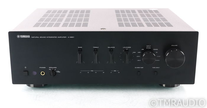 Yamaha A-S801 Stereo Integrated Amplifier; AS801; Black...