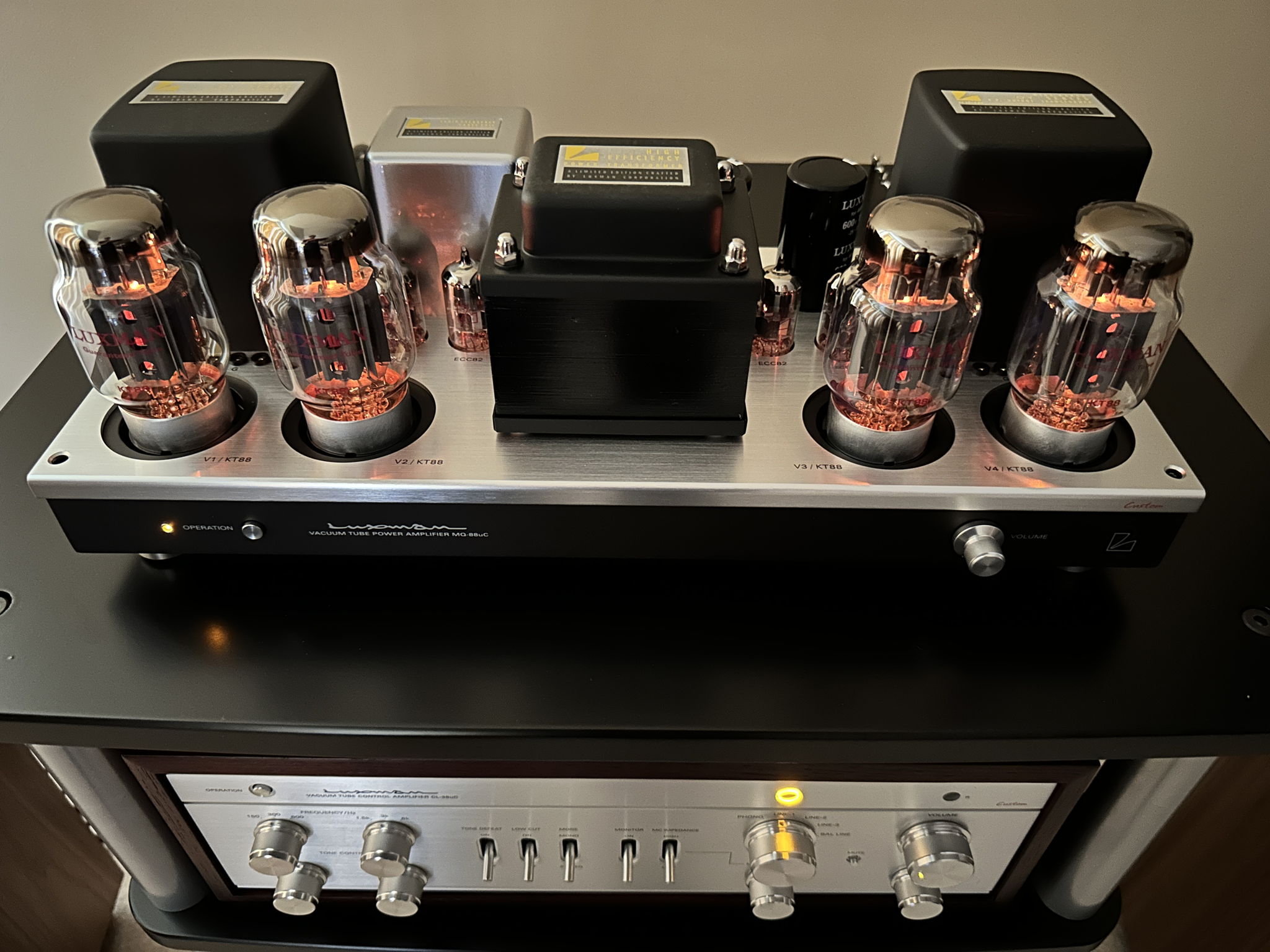 Luxman MQ88uC CL38uC Tube Amplifier & Preamp For Sale | Audiogon