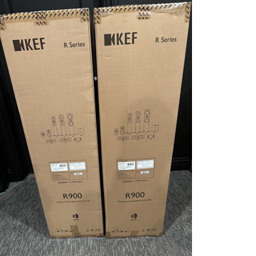 KEF R900 Black Pair Mint in original boxes - Amazing pr...