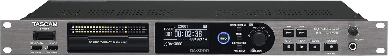 Tascam DA-3000 / AD/DA 2-Channel Recorder