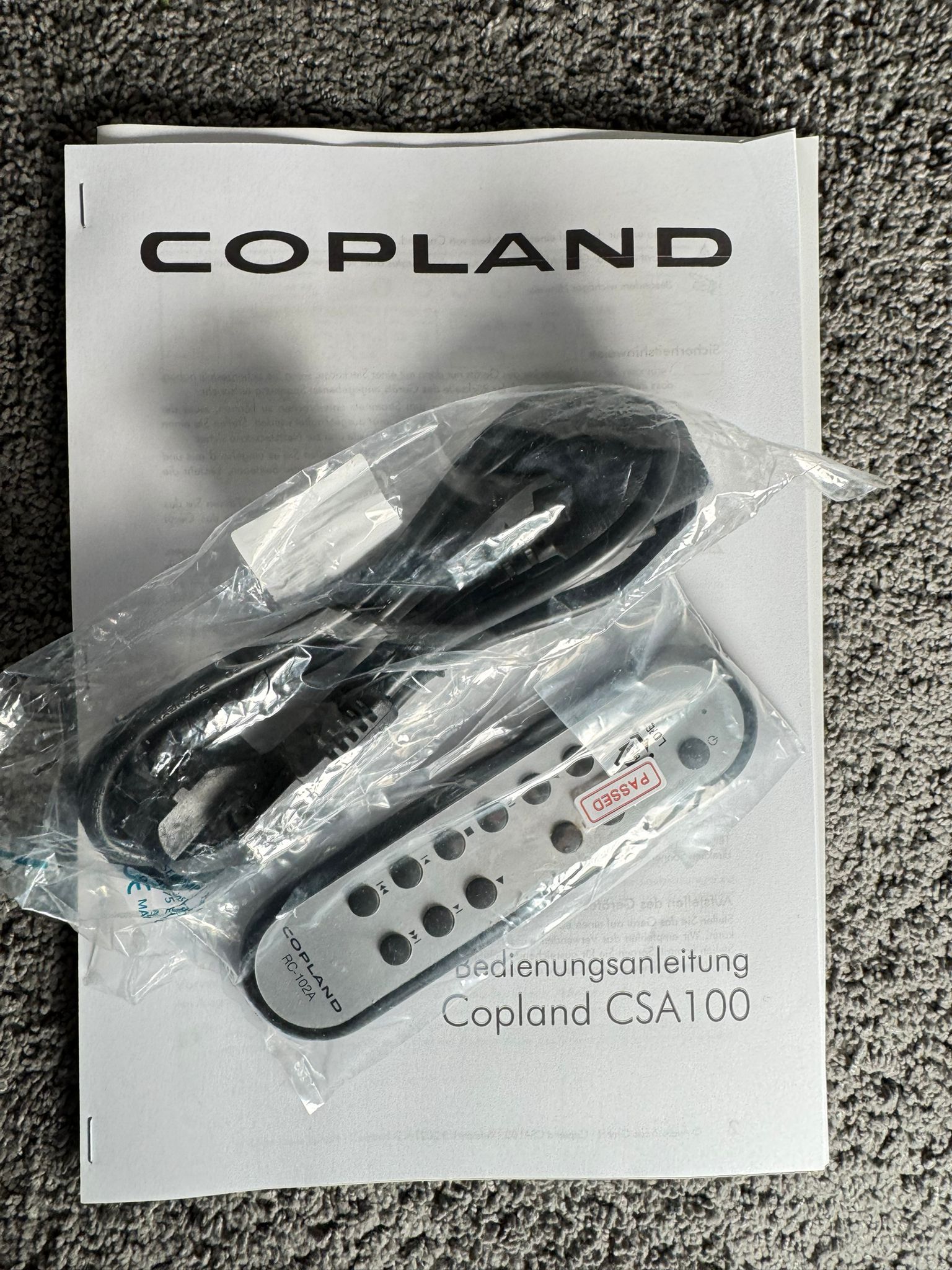 Copland CSA-100 hybrid integrated amplifier in silver new 7