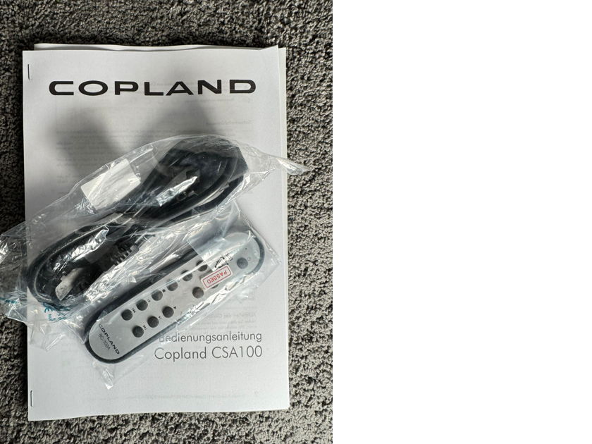 Copland CSA-100 hybrid integrated amplifier in silver new