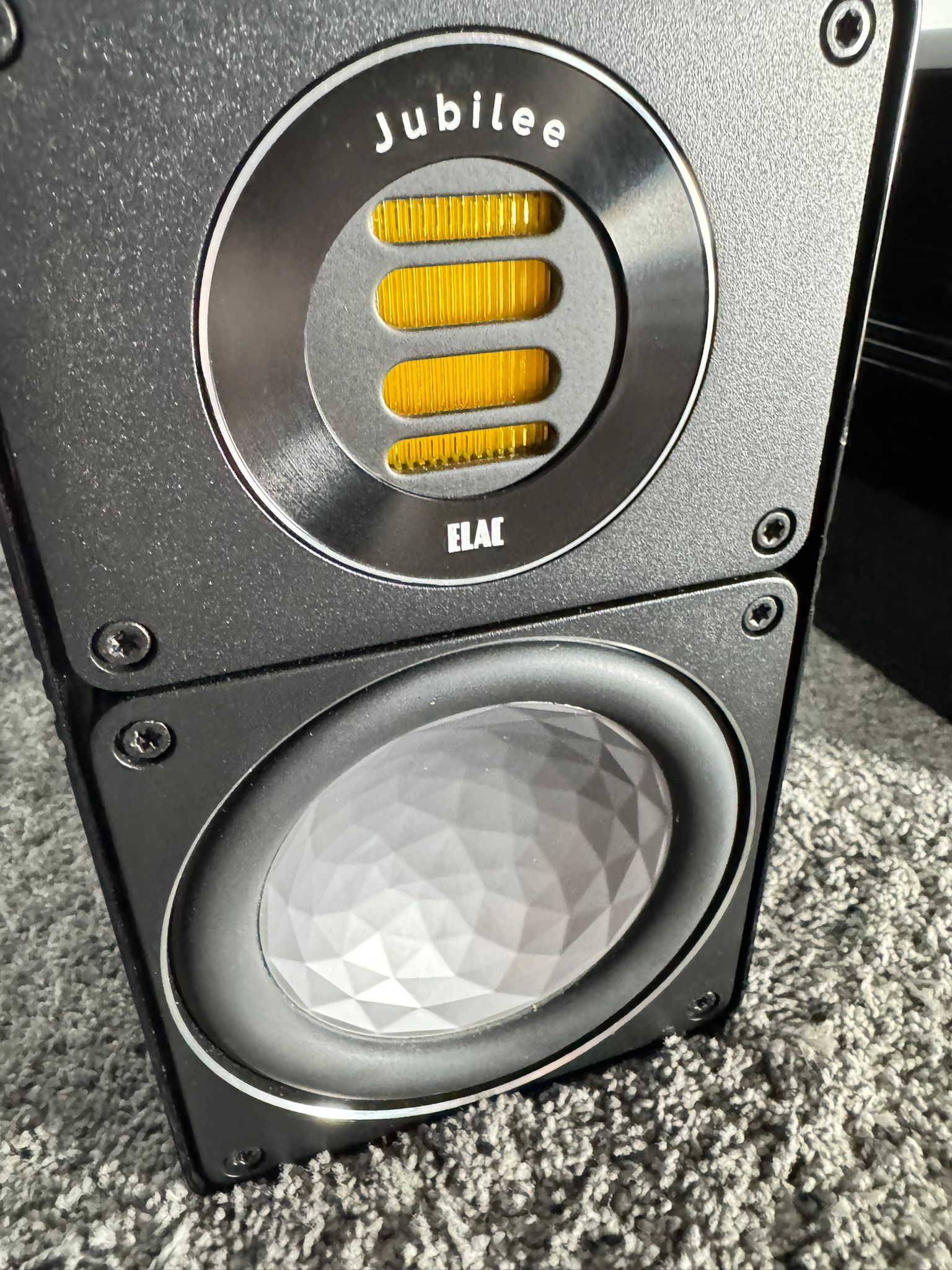 Elac BS312 BS-312 Jubilee speakers in black 2
