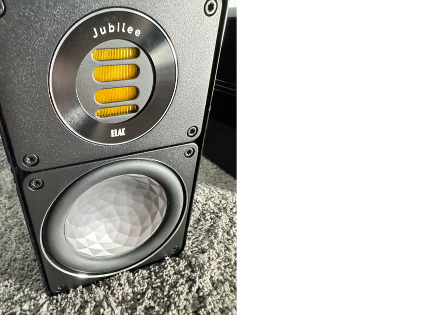 Elac BS312 BS-312 Jubilee speakers in black