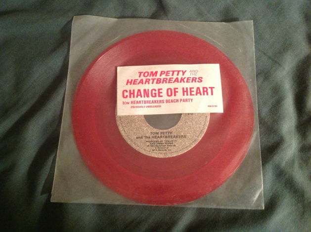 Tom Petty & The Heartbreakers Red Vinyl 45 With Picture...