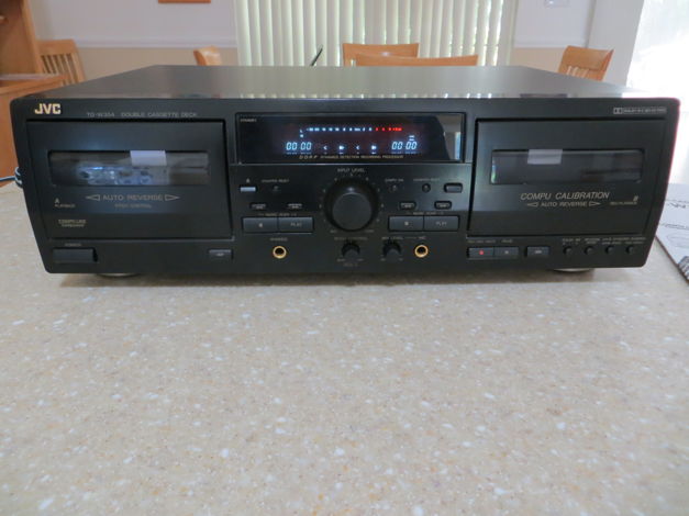 JVC Duel Cassette Deck TD-W354BK