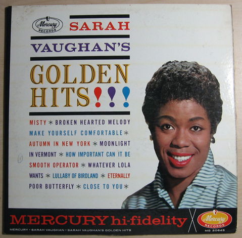Sarah Vaughan - Sarah Vaughan's Golden Hits MG 20645