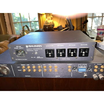 BAUMAN PRO-400 STEREO PREAMP AND POWER SUPPLY