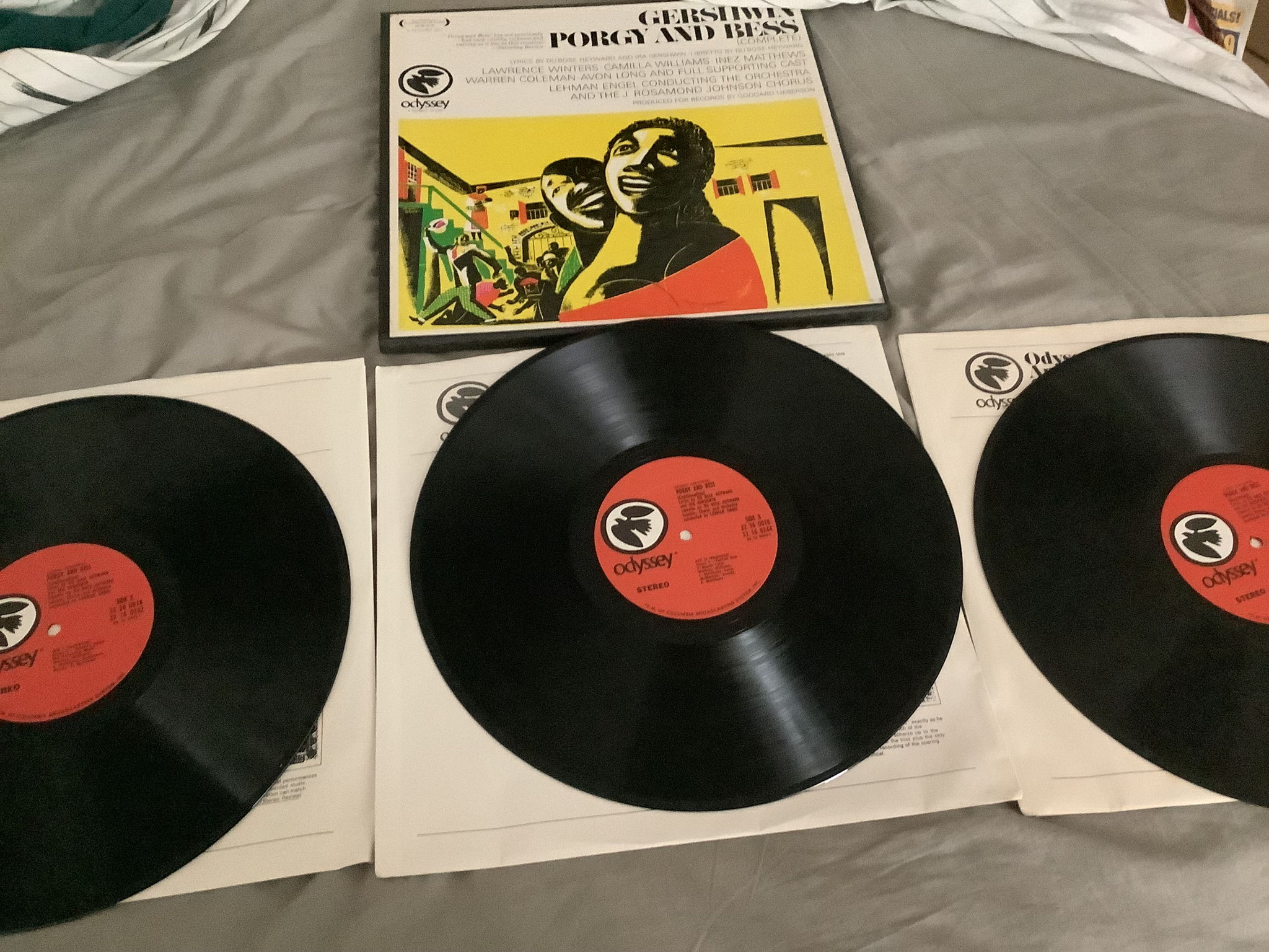 Gershwin 3 LP Set Porgy And Bess