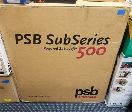 PSB Subseries 500 Black Subwoofer - Excellent Condition