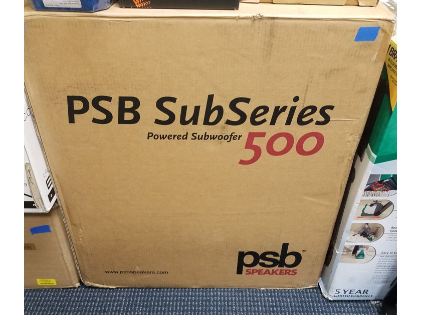 PSB Subseries 500 Black Subwoofer - Excellent Condition