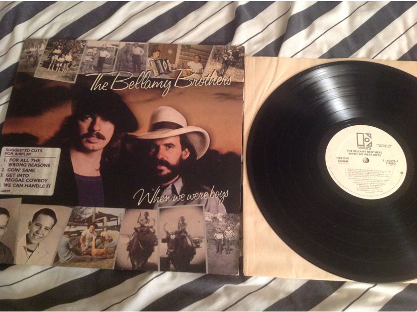 The Bellamy Brothers  When We Were Boys White Label Promo LP