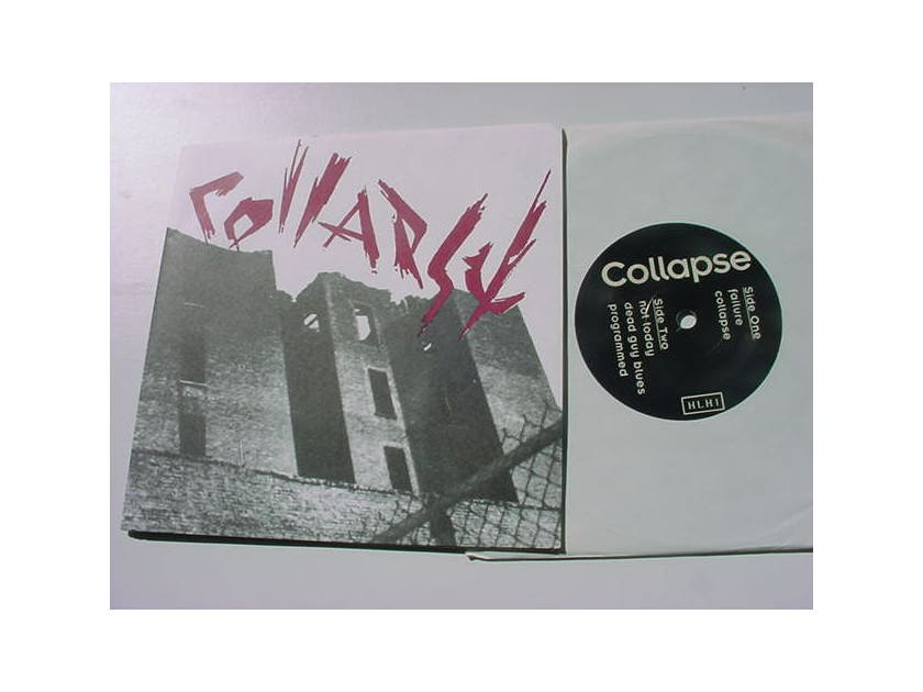Collapse 7 inch ep record Don Fury 1989  - live at Pyramid 1989 punk music record HLH Records