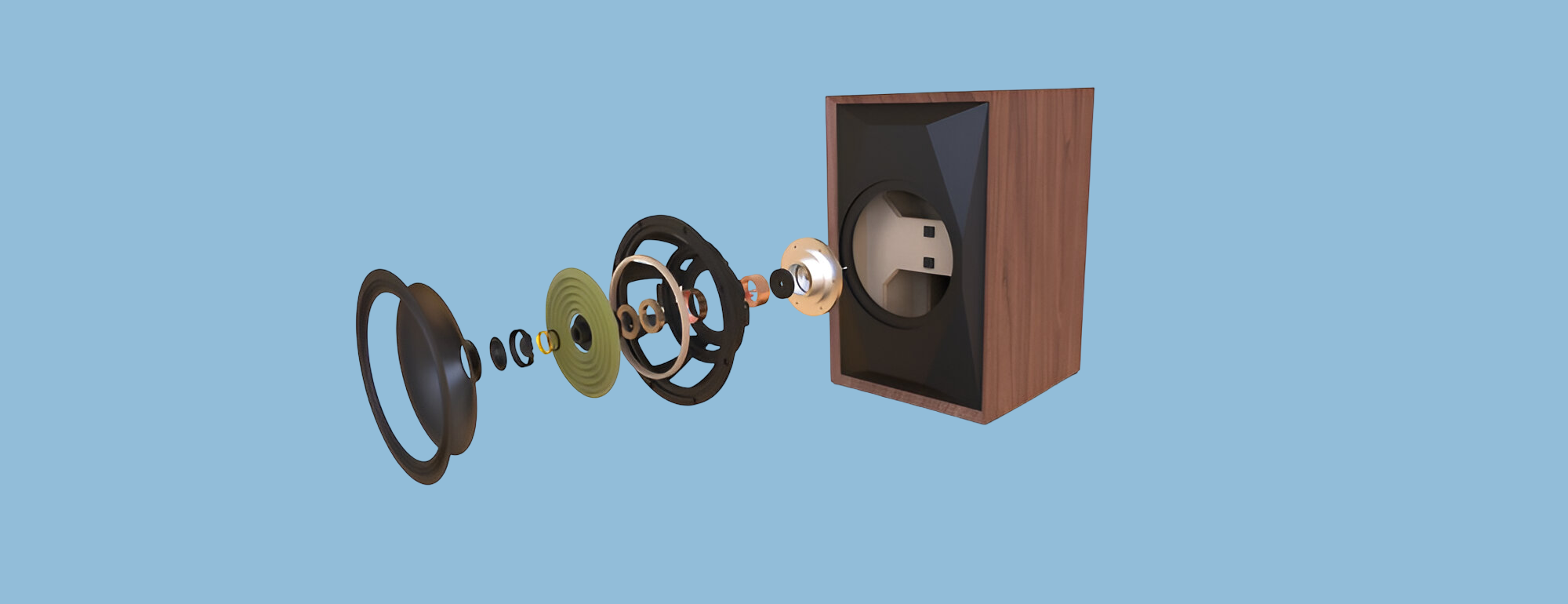 MoFi Electronics SourcePoint 8 - Walnut Finish - Pair 8