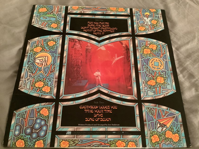 Jon Anderson Yes Atlantic Records UK Stampers A1/B1 Song Of Seven