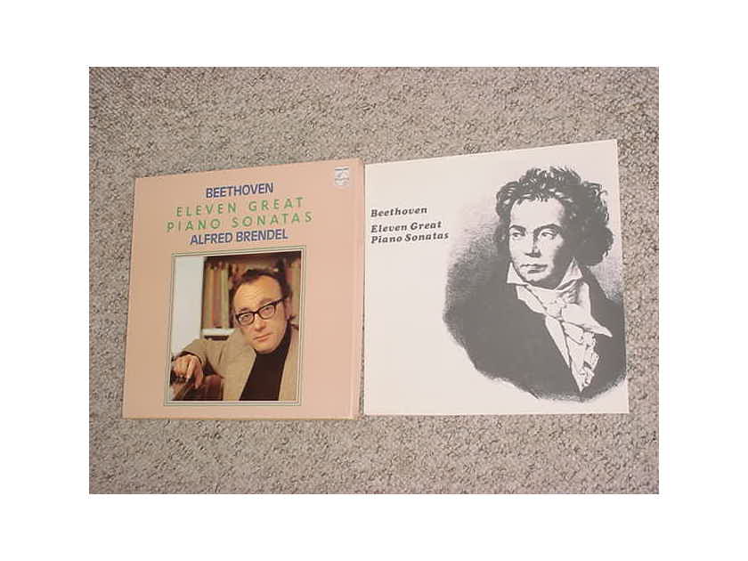 Alfred Brendel Beethoven - eleven great piano sonatas 1971 4 lp record box set PHILIPS 6988 028 Italy