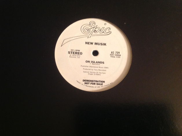 New Musik Straight Lines Promo 12 Inch Special Version