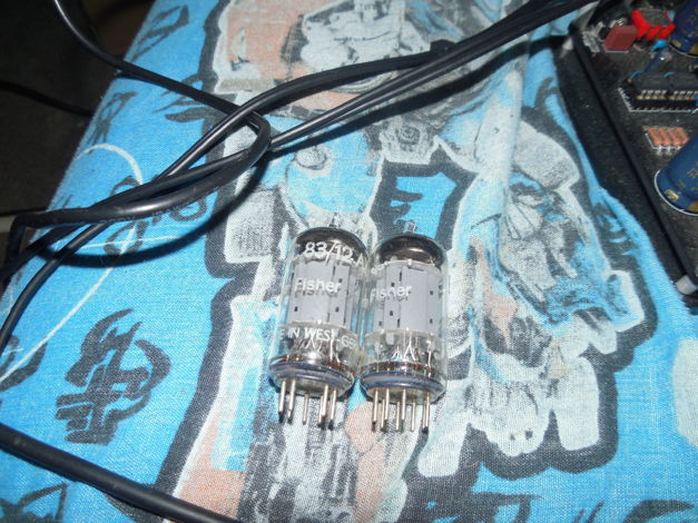 2 perfect matched Telefunken fisher smooth plate  12ax7...