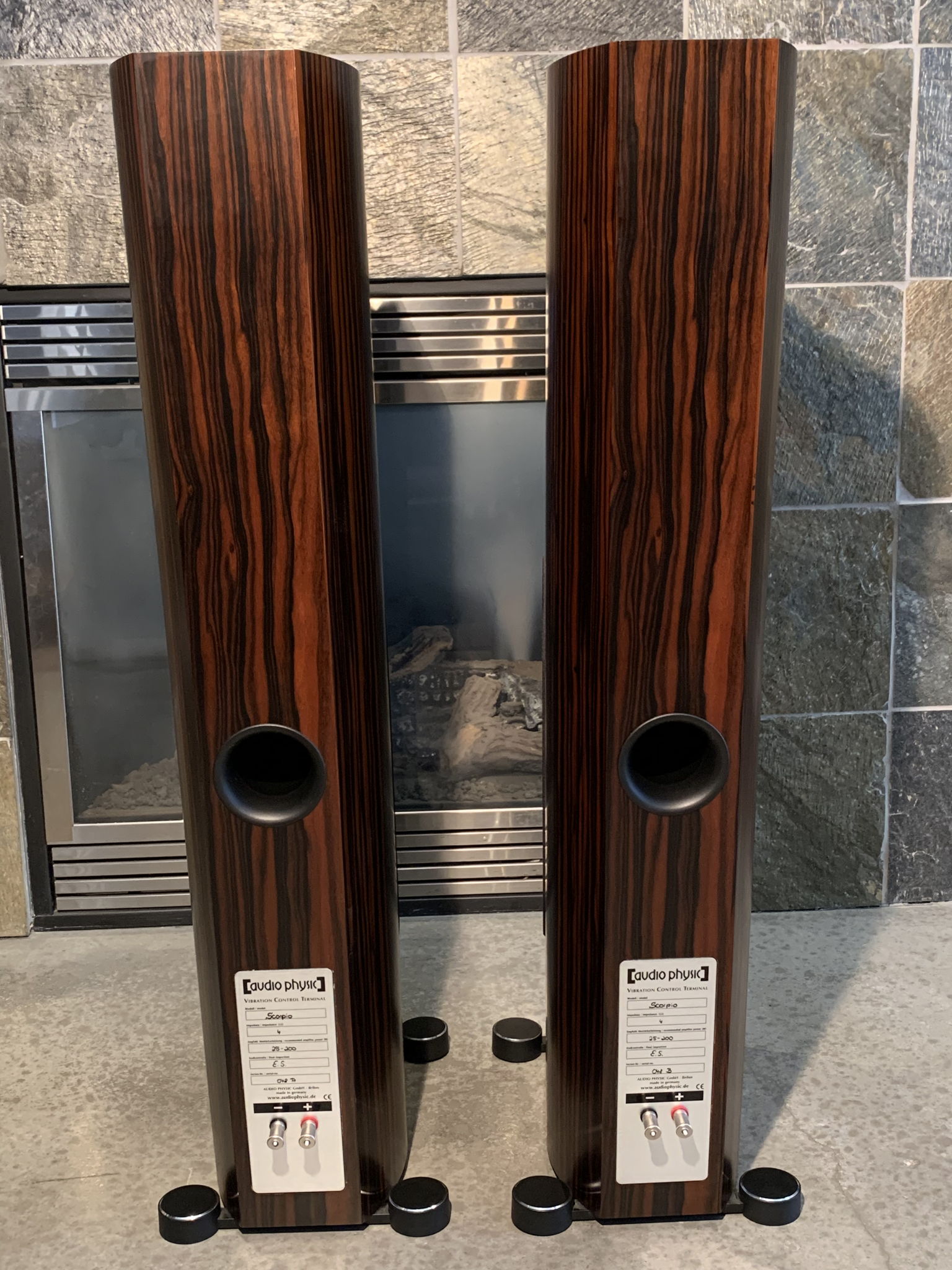 AUDIO PHYSIC SCORPIO LOUDSPEAKERS - MADAGASCAR EBONY 4