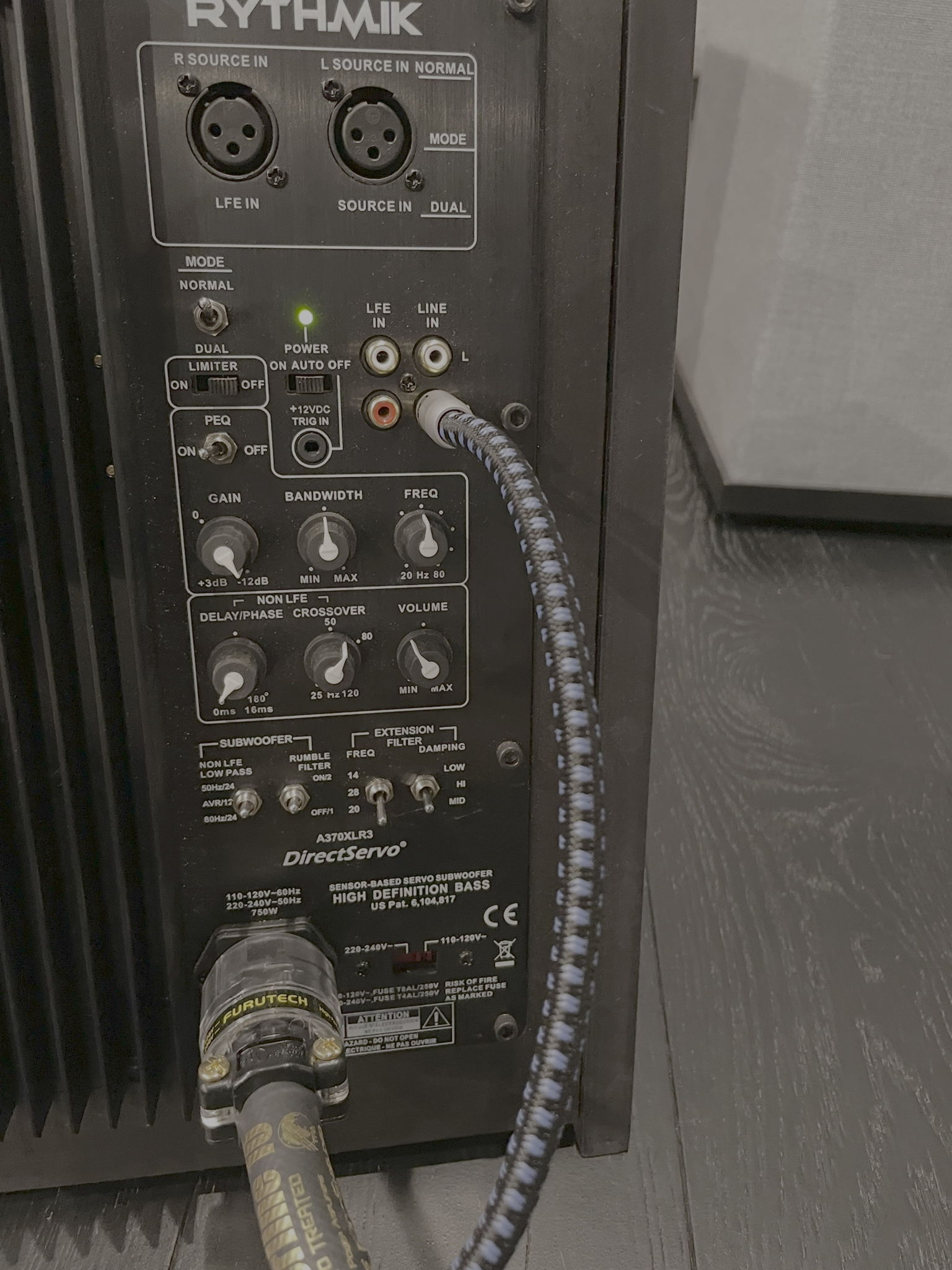 Rhythmic A370XLR3 & Custom Cabinets 