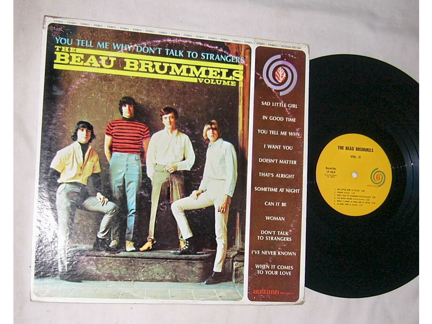 THE BEAU BRUMMELS -  - VOLUME 2 - RARE ORIG 1965 LP  - AUTUMN - GARAGE ROCK