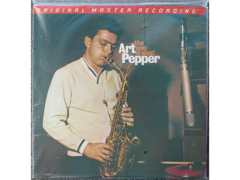 Art Pepper  The Way it Was - MFSL New/Sealed LP - MFSL 1-297