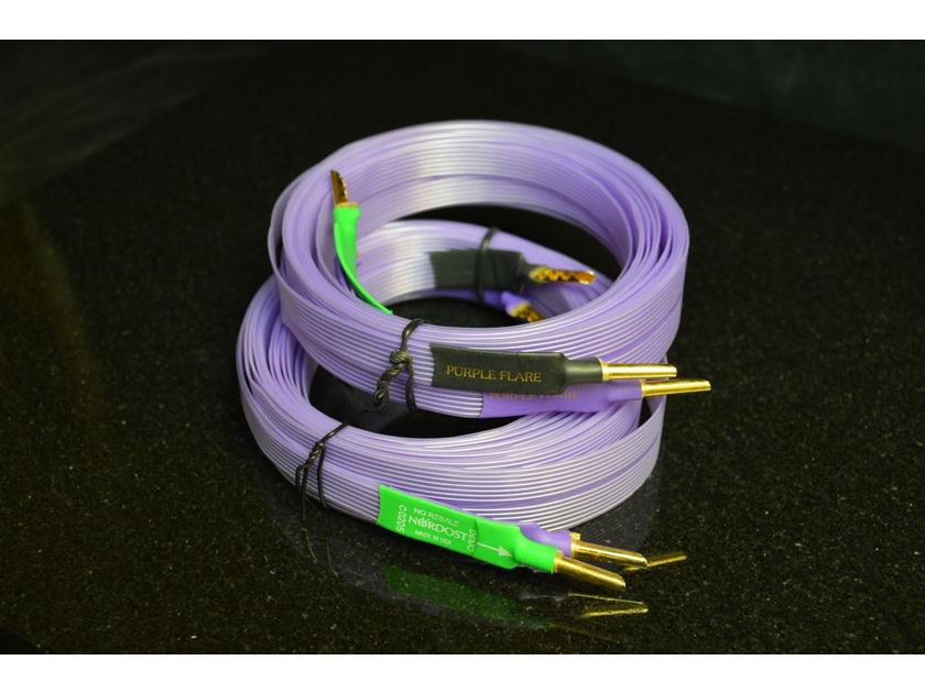 Nordost Purple Flare - Flatline Speaker Cable - 14'/pair