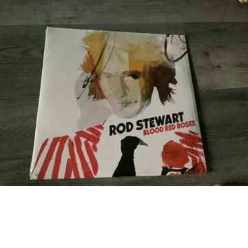 Rod Stewart Sealed 2LP Set Blood Red Roses
