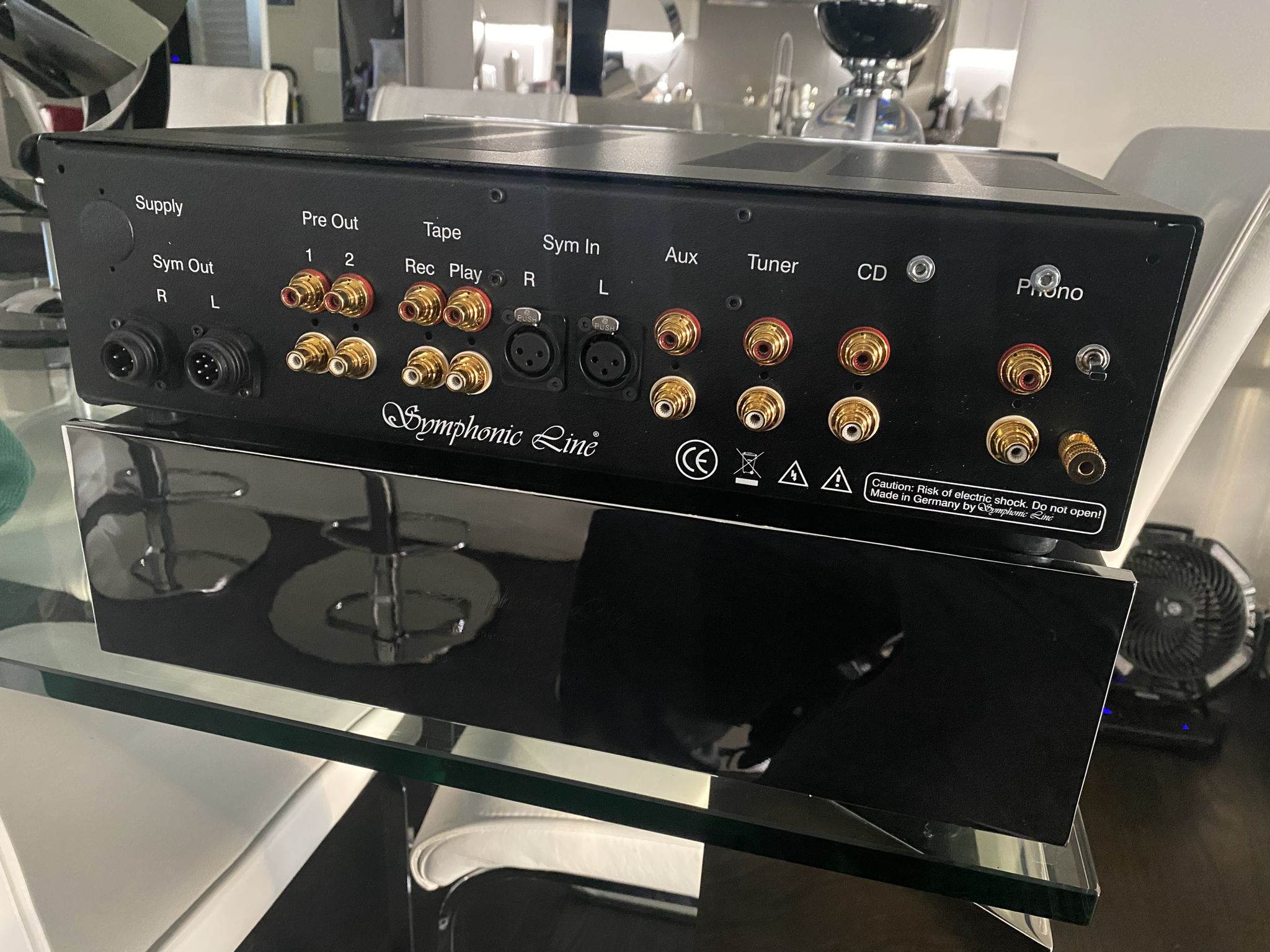 Symphonic Line Erleuchtung MK3HD Tube Preamplifier (Back)