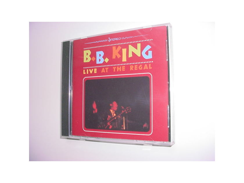 BB King cd - live at the Regal 1997 MCA