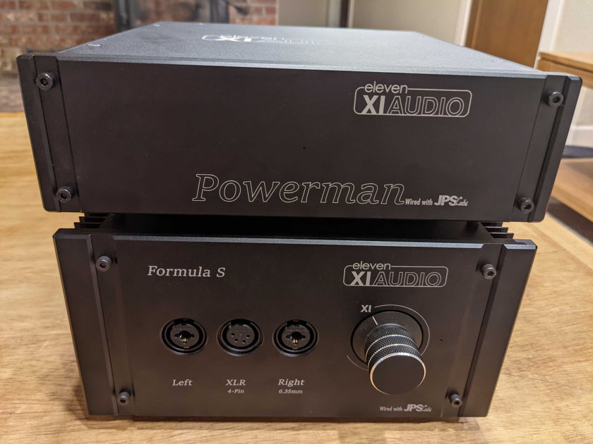 Eleven Audio / XIAUDIO Formula S + PowerMan headphone amplifier