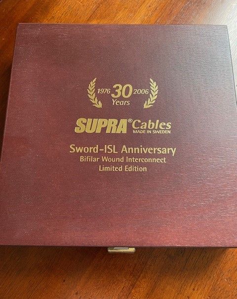 Supra 0.8M Sword-ISL Anniversary RCA Interconnects 2