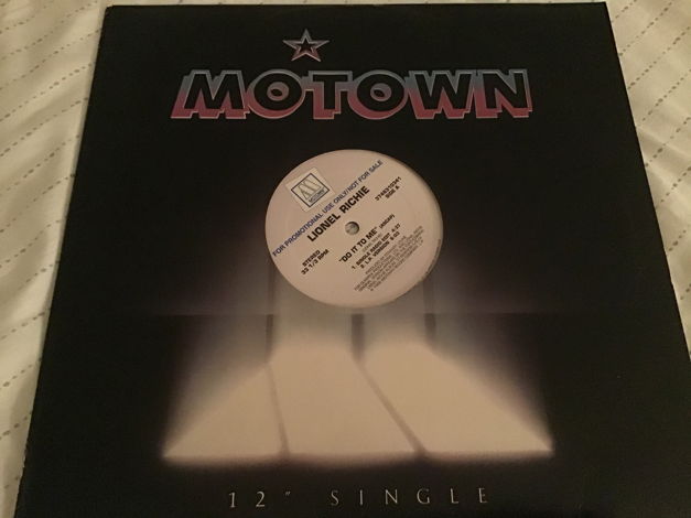 Lionel Richie Motown Promo 12 Inch NM Do It To Me