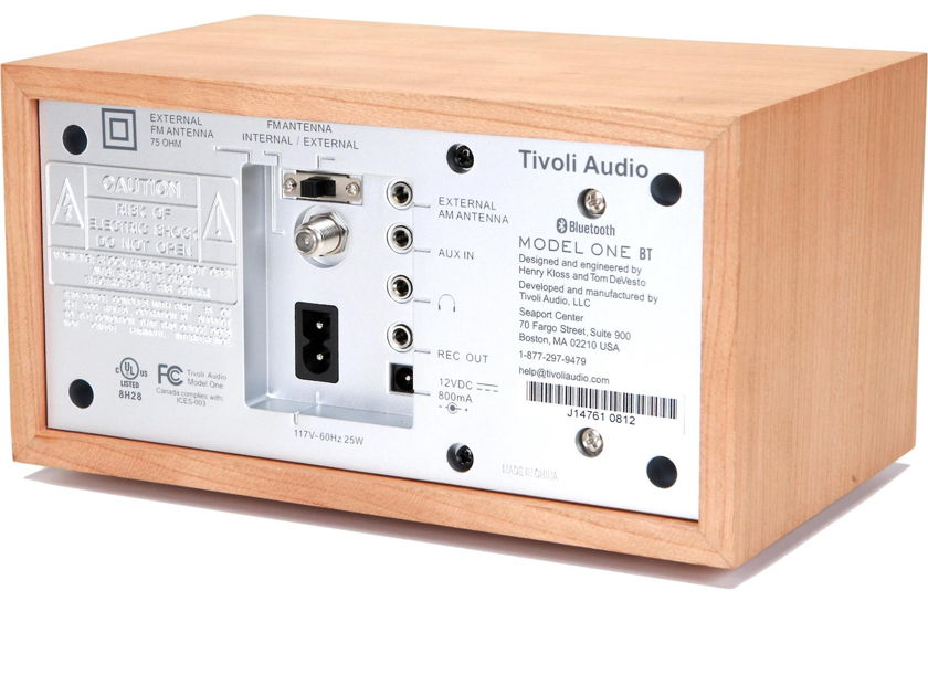 Tivoli Audio Model One Bluetooth AM/FM Radio in Cherry/Silver