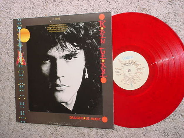 ROBIN GEORGE Red vinyl lp record - dangerous music stam...