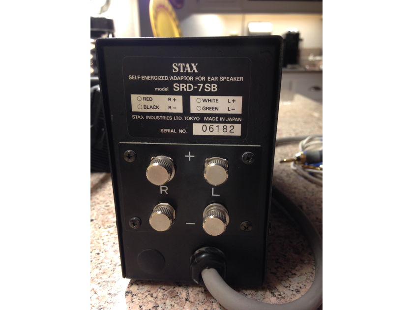 Stax SRD-7/SB electrostatic earspeakers