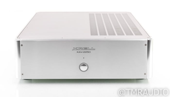 Krell KAV-2250 Stereo Power Amplifier; KAV2250; Silver ...