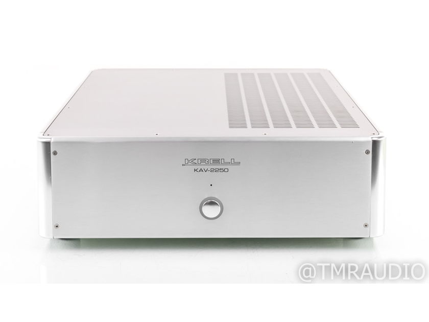 Krell KAV-2250 Stereo Power Amplifier; KAV2250; Silver (28842)