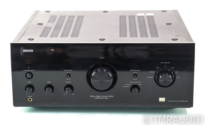 Denon PMA-A100 Stereo Integrated Amplifier; MM / MC Pho...