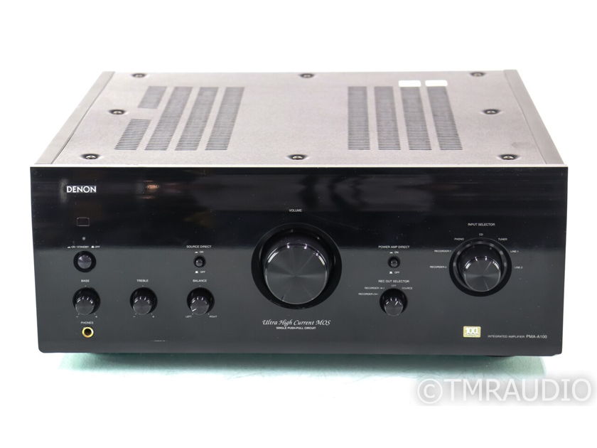 Denon PMA-A100 Stereo Integrated Amplifier; MM / MC Phono; PMAA100; Remote (31461)
