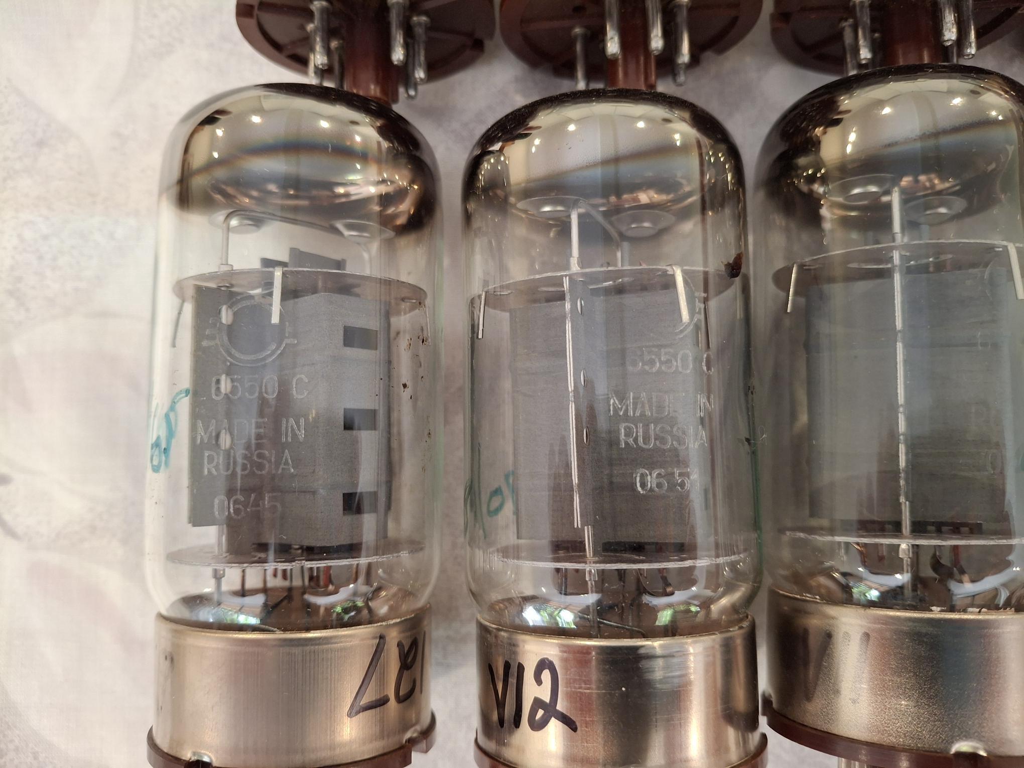 Svetlana Tubes 6550C Winged C - TWO QUADS AVAILABLE 10