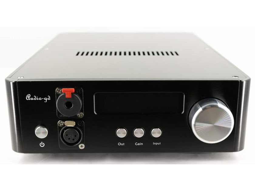 Audio GD NFB-1 Amp Balanced 5 input Remote preamp w/8wpc headphone amp