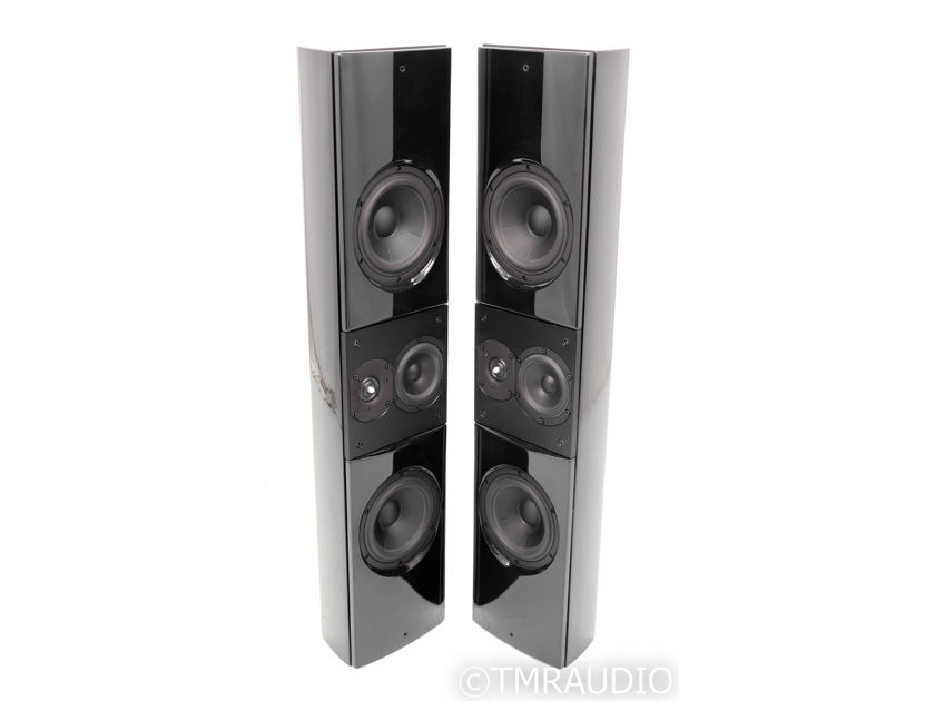 Aerial Acoustics 7LCR On-Wall Speakers; 7LCR; Black Pair (44061)