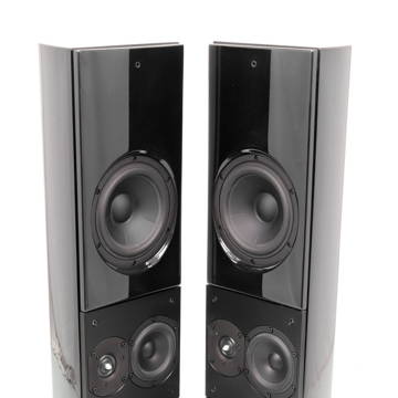 Aerial Acoustics 7LCR On-Wall Speakers; 7LCR; Black Pai...